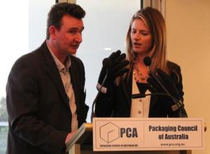 Packaging rocks with Julia Zemiro at Design Awards